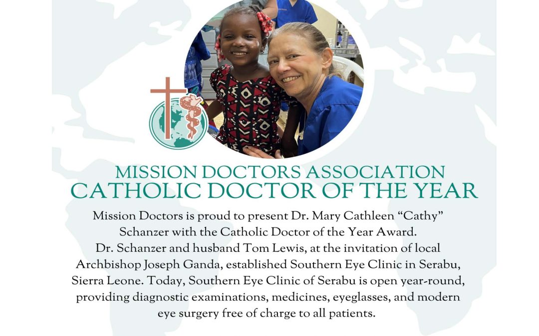 MISSION DOCTORS ASSOCIATION — DOCTOR OF THE YEAR AWARD